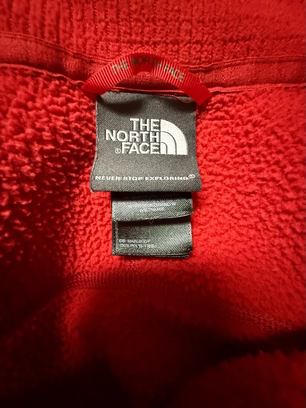 The North Face Red Quarter-Zip Fleece Pullover
